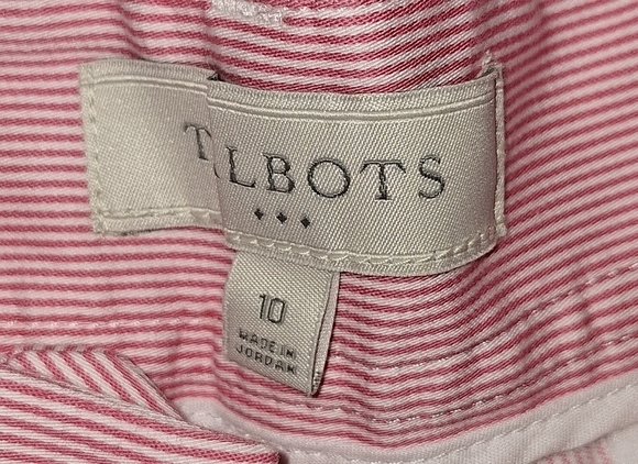 Talbots  pink and white Shorts. Size 10 - Picture 5 of 5